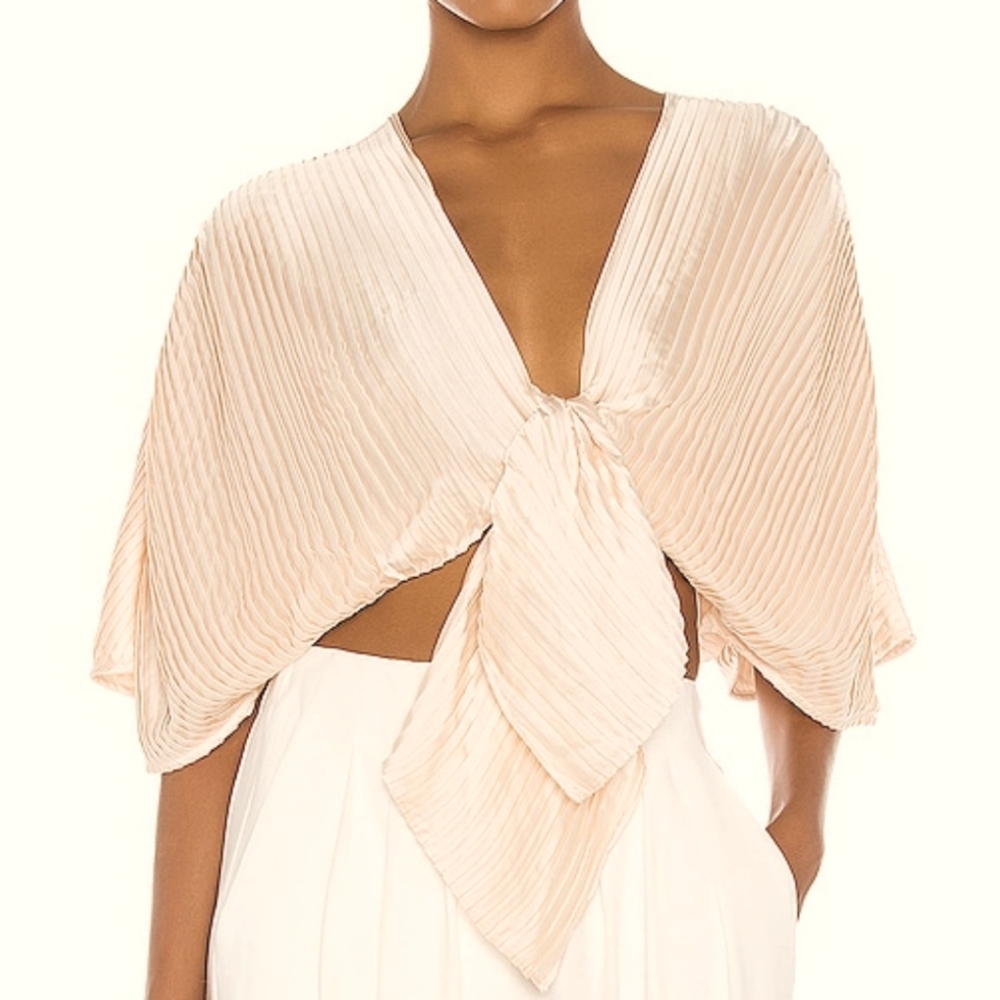 Revolve LPA Morgan Top Peach Nude Small